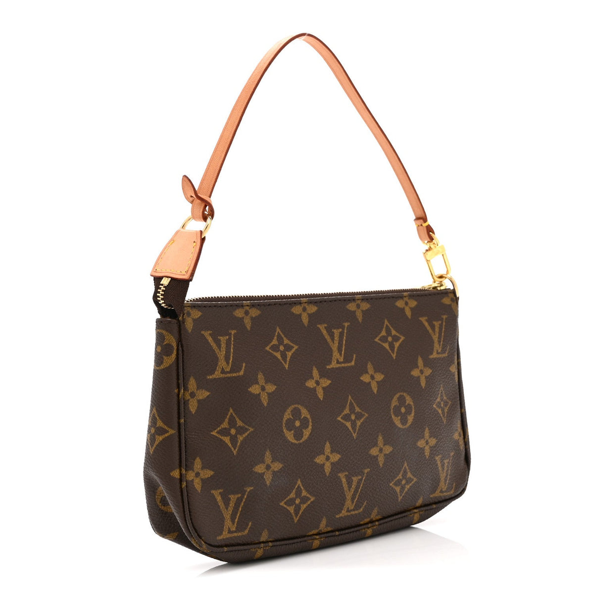 Louis Vuitton Monogram Canvas Pochette Accessories Bag Brown