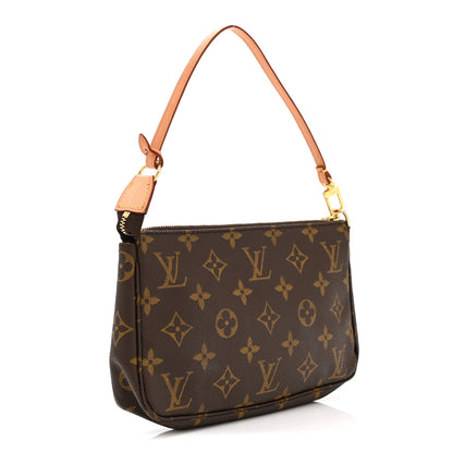 Louis Vuitton Monogram Canvas Pochette Accessories Bag Brown