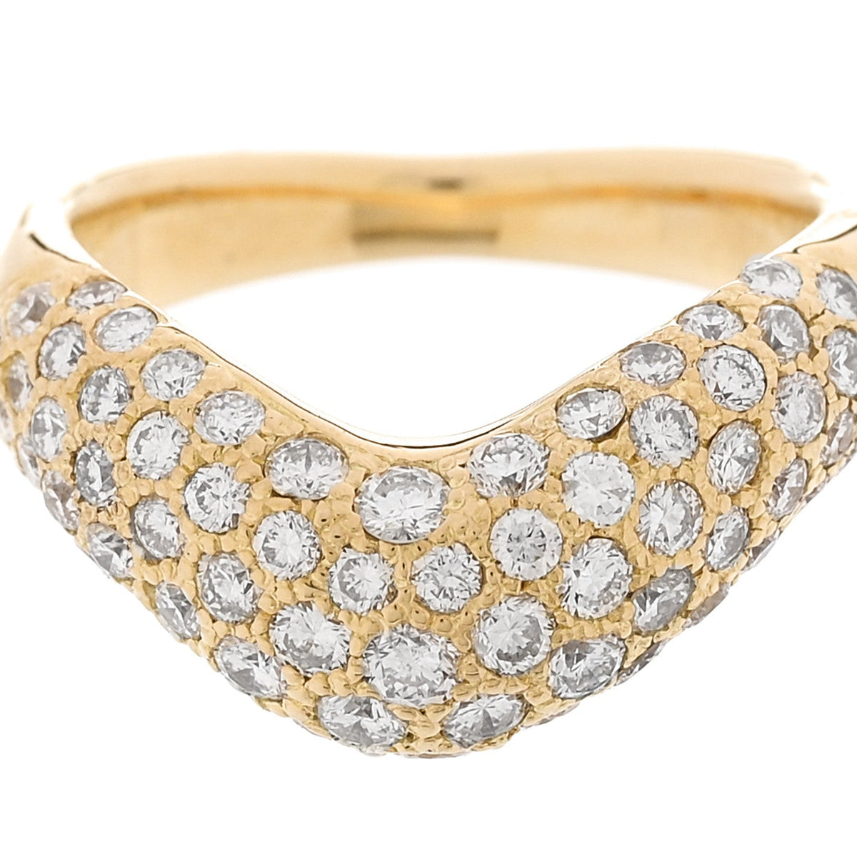 Parker & West by FASHIONPHILE18K Yellow Gold Diamond 1.23ctw Ring 50 5.5