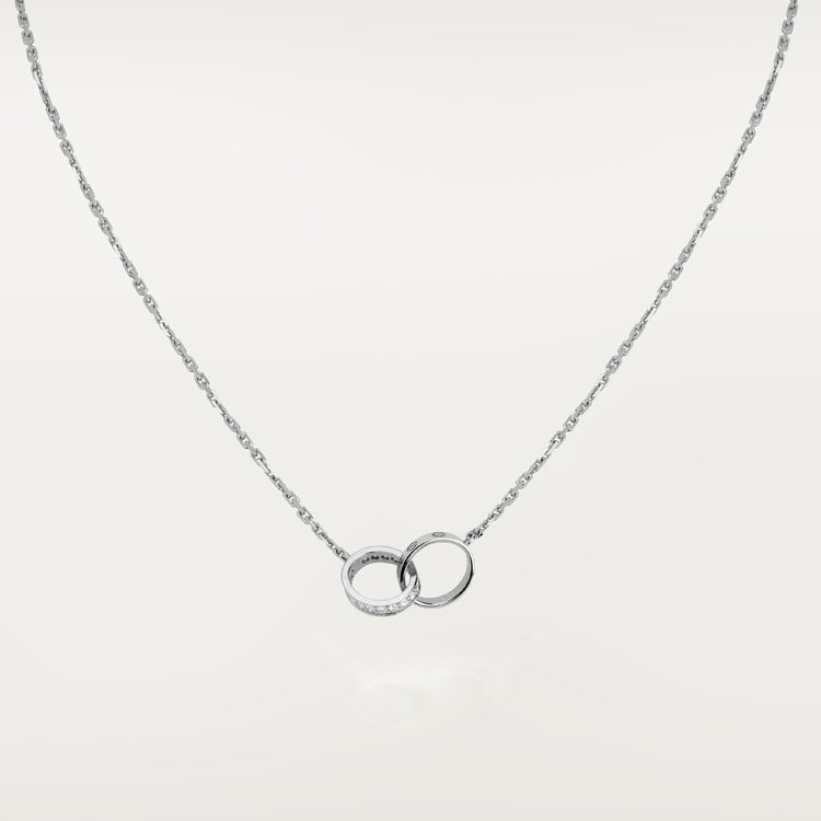 18K Gold Diamond Cartier Love Necklace