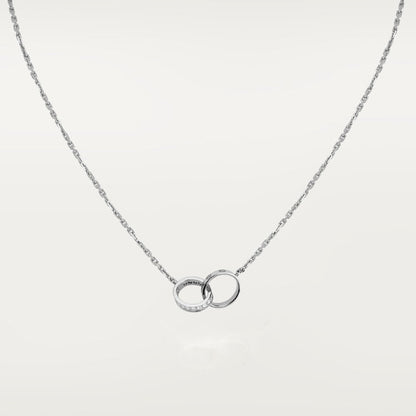 18K Gold Diamond Cartier Love Necklace