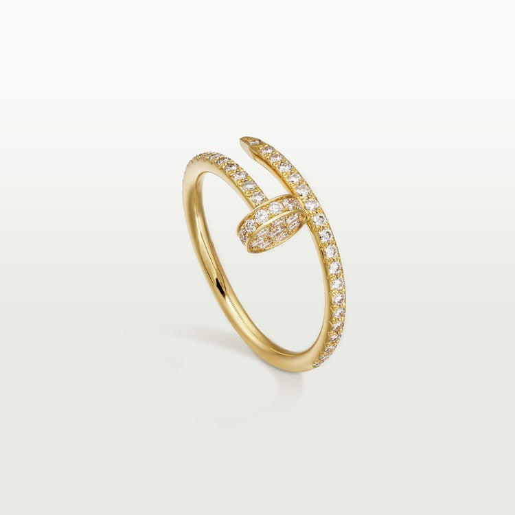 18K Gold Diamond Cartier Juste un Clou Ring