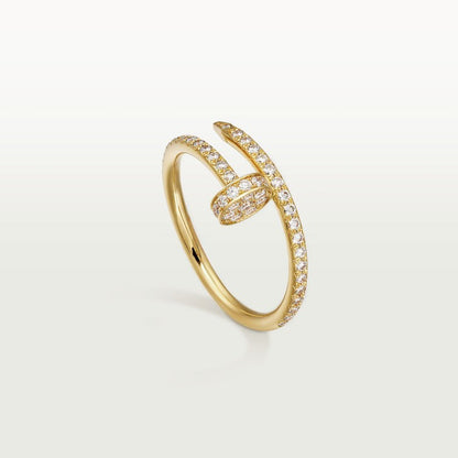18K Gold Diamond Cartier Juste un Clou Ring
