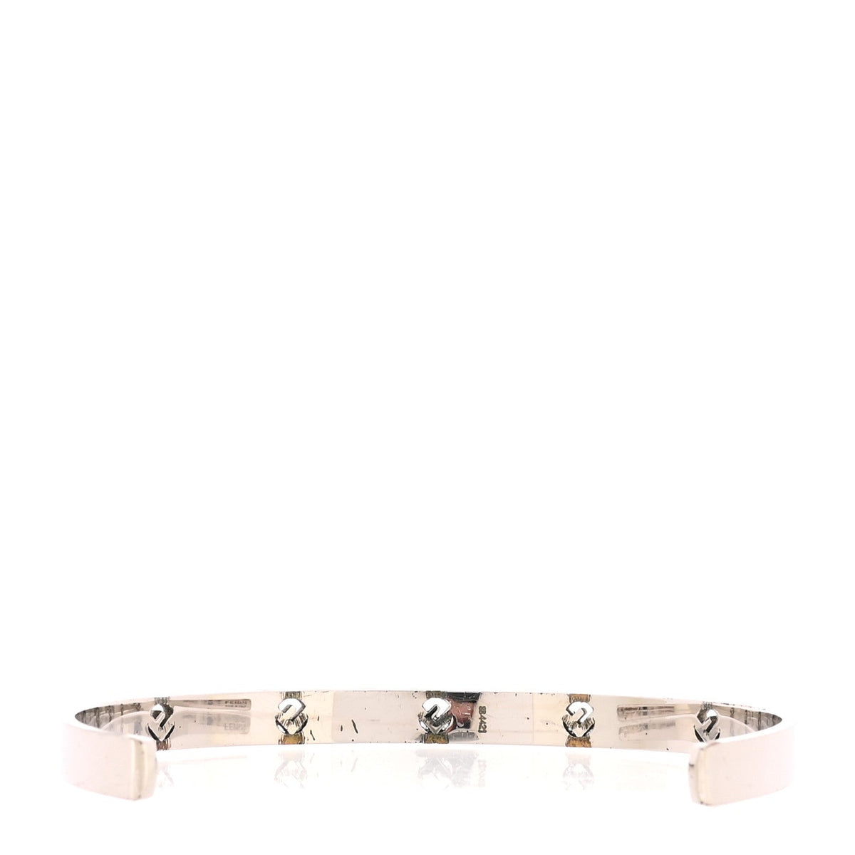 FendiMetal Crystal F is Fendi Bracelet L Silver