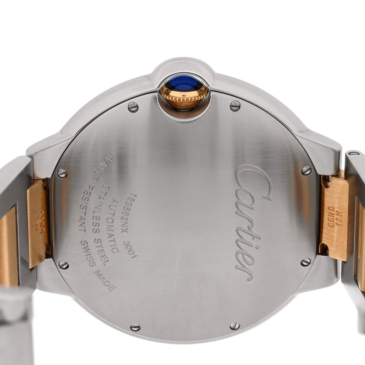 Cartier Stainless Steel 18K Yellow Gold 42mm Ballon Bleu De Cartier Automatic Watch 1891017