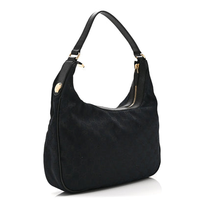Gucci GG Monogram Medium Charmy Hobo Black