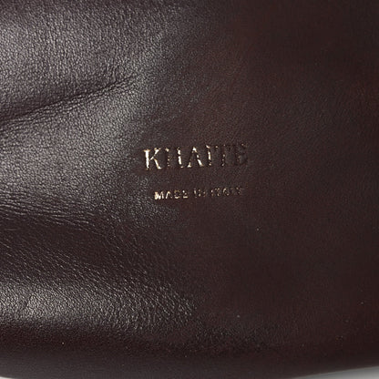 Khaite Calfskin Medium Olivia Hobo Burgundy