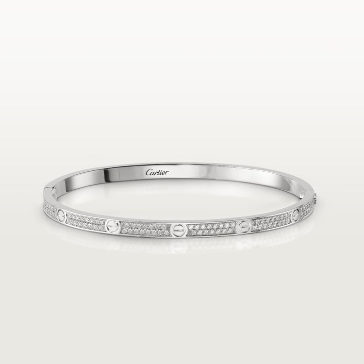 18K Gold Diamonds Cartier Love Small Bracelet