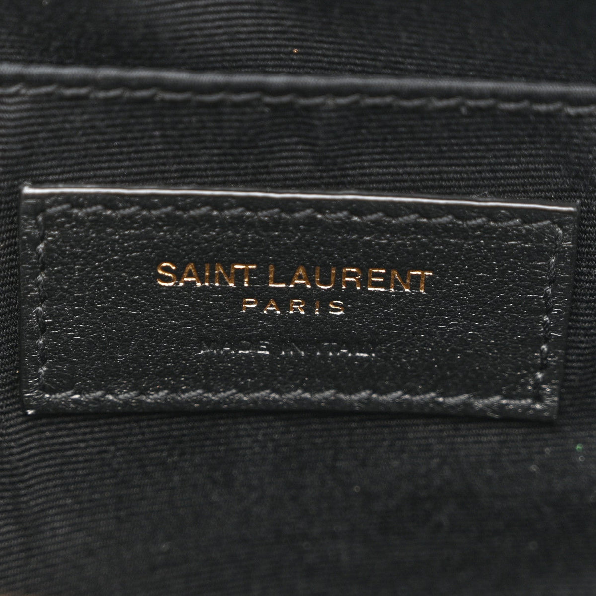Saint Laurent Calfskin Matelasse Lou Camera Bag Dark Beige