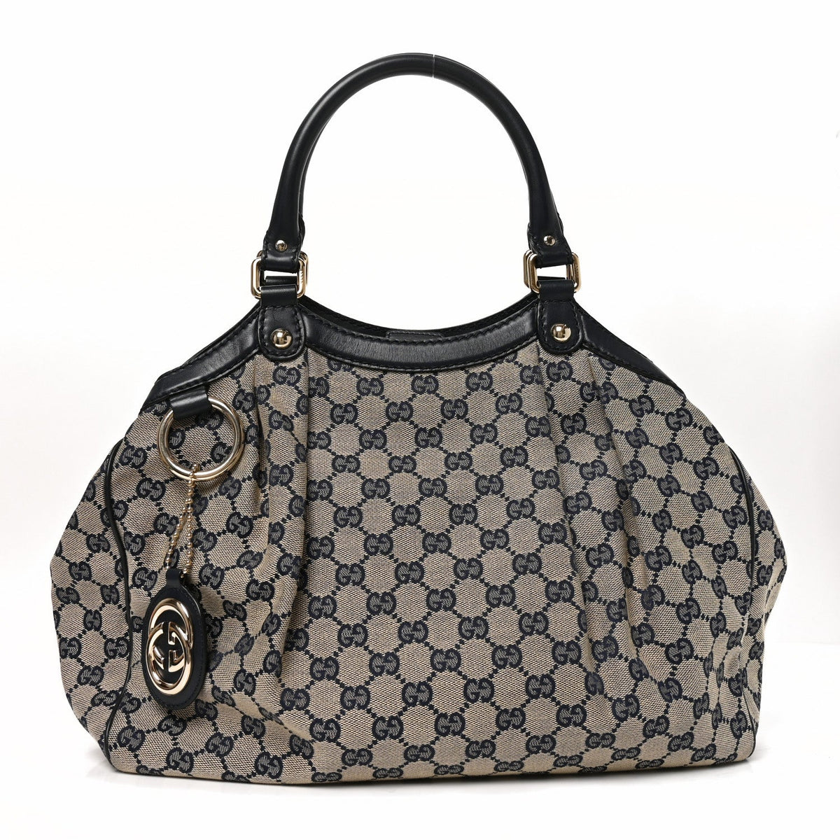 Gucci Monogram Medium Sukey Tote Navy