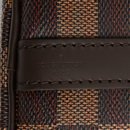 Louis Vuitton Damier Ebene Speedy Bandouliere 25 Brown