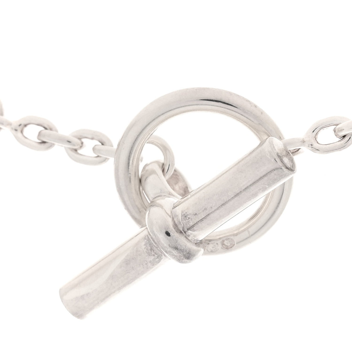 Hermes Sterling Silver Farandole Necklace 160