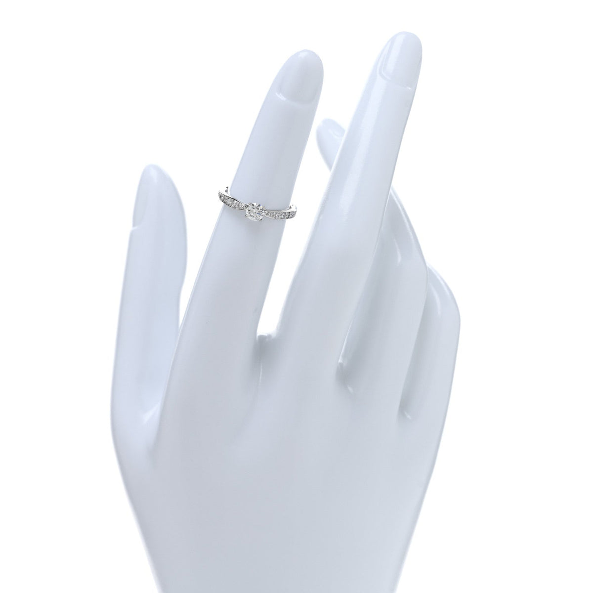 Platinum Diamond  .24ct Harmony Round Brilliant Engagement Ring 47 4