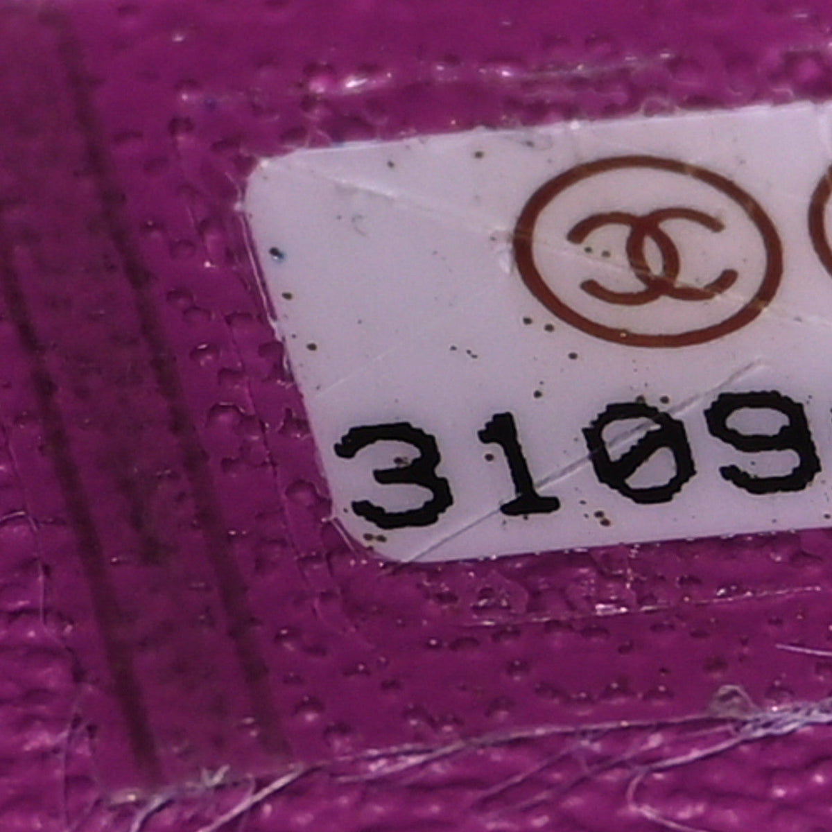 Chanel Lambskin Quilted Mini Rectangular Flap Blue Purple