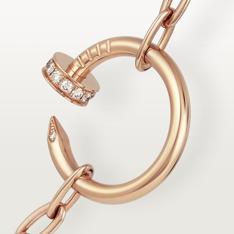 18K Gold Diamonds Cartier Juste un Clou Necklace