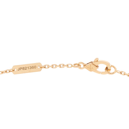 Van Cleef & Arpels 18K Rose Gold Vintage Alhambra Pendant Necklace