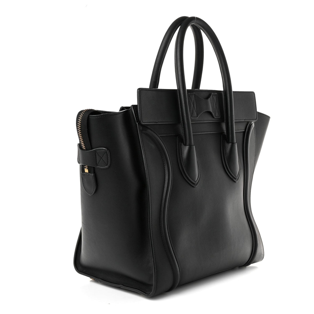 Celine Smooth Calfskin Mini Luggage Black 1943259
