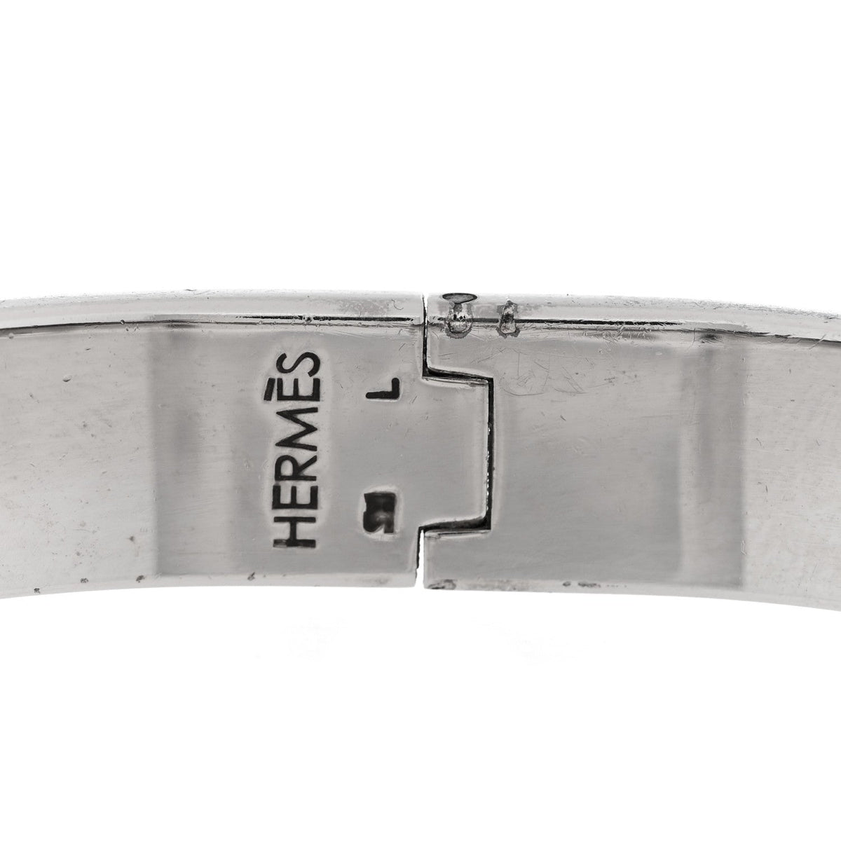 Hermes Enamel Narrow Clic Clac H Bracelet GM Orange