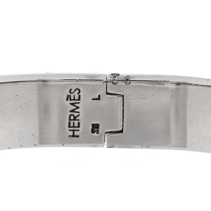 Hermes Enamel Narrow Clic Clac H Bracelet GM Orange