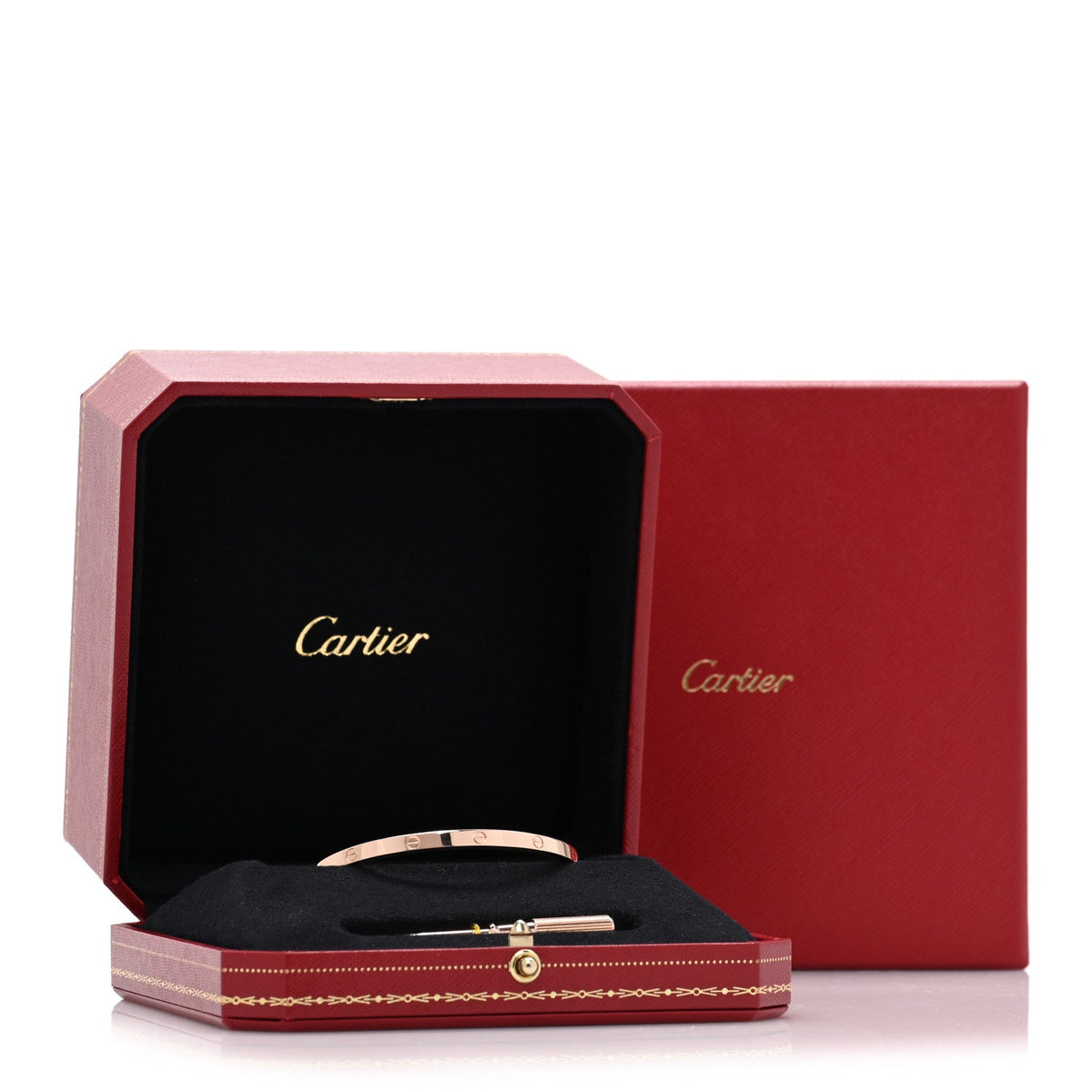 18K Pink Gold Small LOVE Bracelet 16