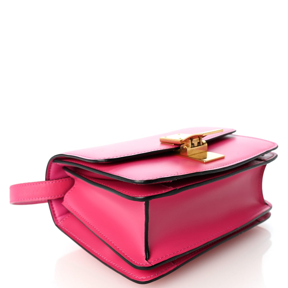 Celine Box Calfskin Small Classic Box Flap Bag Hibiscus