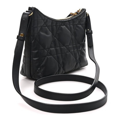 Christian Dior Calfskin Macrocannage Miss Caro Diorling Mini Bag Black