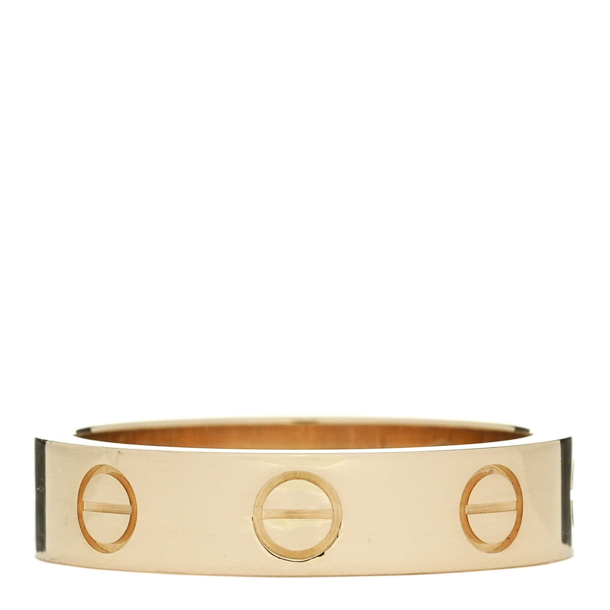 Cartier 18K Yellow Gold Diamond 4mm LOVE Wedding Band Ring 47 4