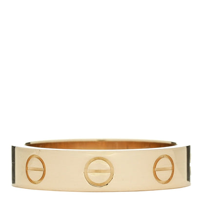 Cartier 18K Yellow Gold Diamond 4mm LOVE Wedding Band Ring 47 4