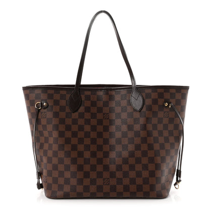 Louis Vuitton Damier Ebene Neo Neverfull MM Tote Bag Brown