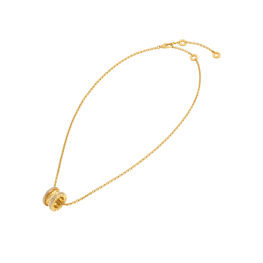 Bvlgari 18K Gold Diamond B.zero1 Necklace