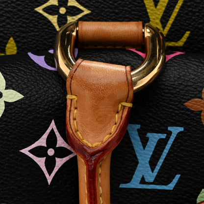 Louis Vuitton Monogram Multicolor Rita Shoulder Bag Black