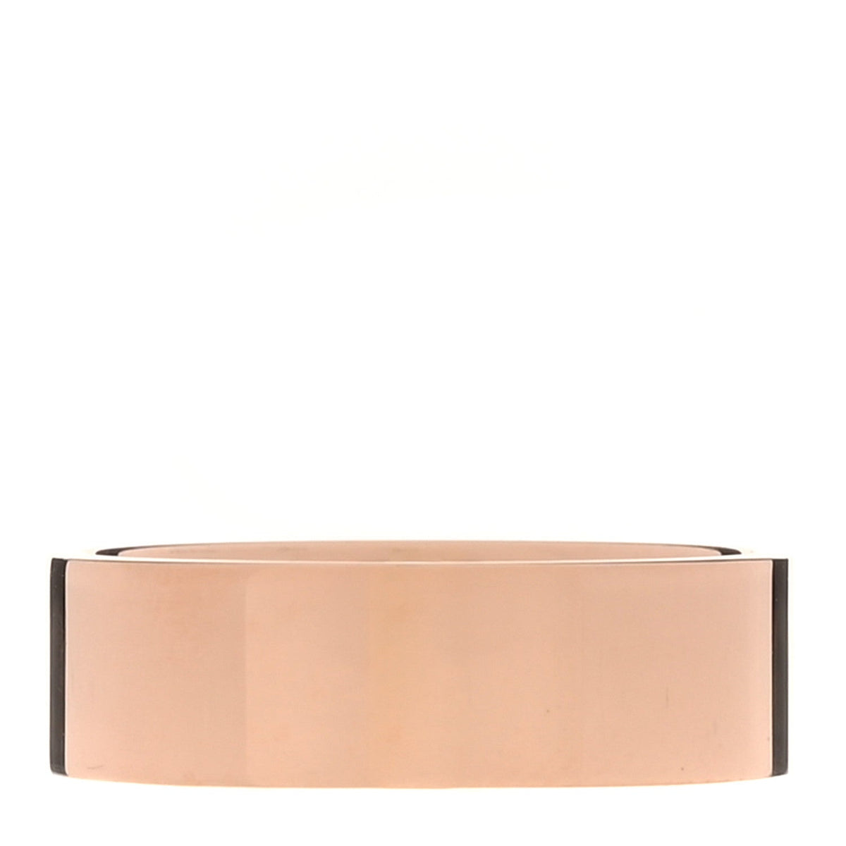 Hermes 18K Rose Gold Diamond PM H D'Ancre Ring 50 5.5