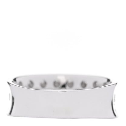 Parker & West 18K White Gold Diamond 1.33ct Half Band Ring 54 7