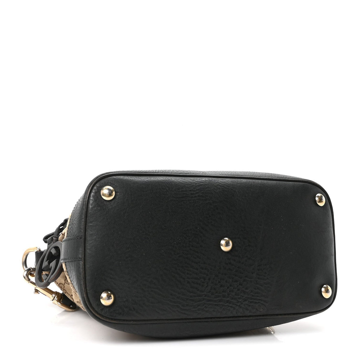 Gucci Monogram Medium Top Handle Bag Brown