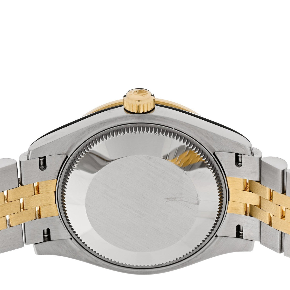 Rolex Stainless Steel 18K Yellow Gold Diamond 31mm Datejust Watch Green 278383RBR