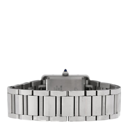 Cartier Stainless Steel 25mm Must de Cartier Tank Quartz Watch