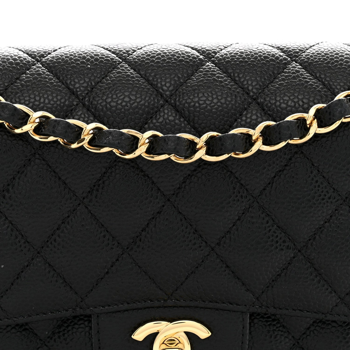 Chanel Caviar Quilted Medium Double Flap Black 1982984