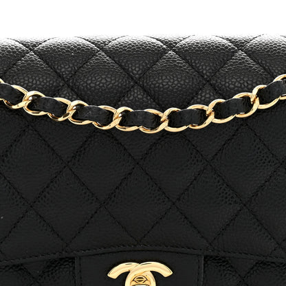 Chanel Caviar Quilted Medium Double Flap Black 1982984