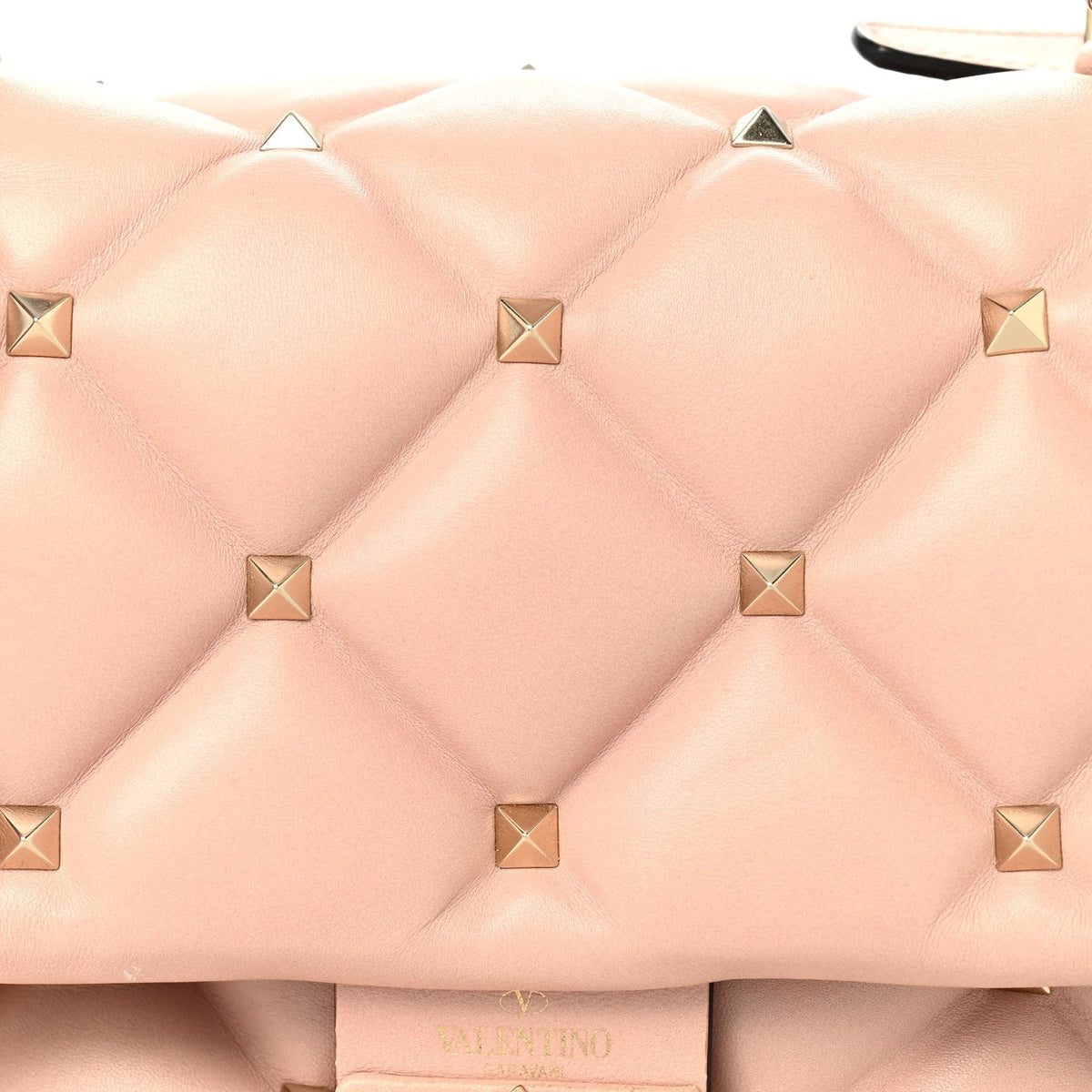 Valentino Garavani Nappa Medium Candystud Top Handle Bag Poudre 1984995