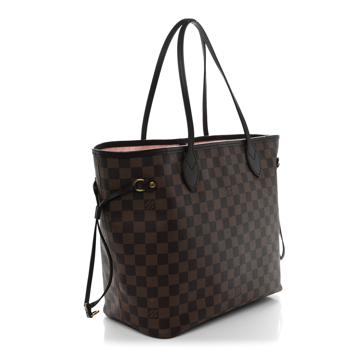 Louis Vuitton Damier Ebene Neo Neverfull MM Rose Ballerine