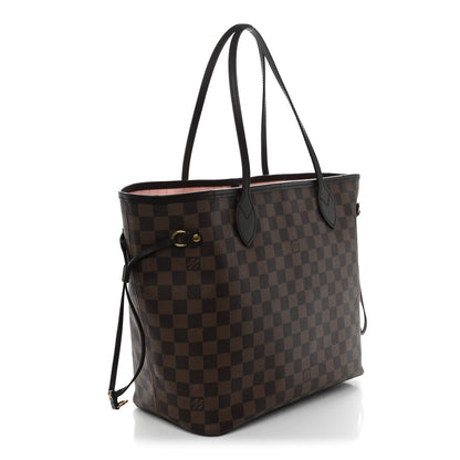 Louis Vuitton Damier Ebene Neo Neverfull MM Rose Ballerine