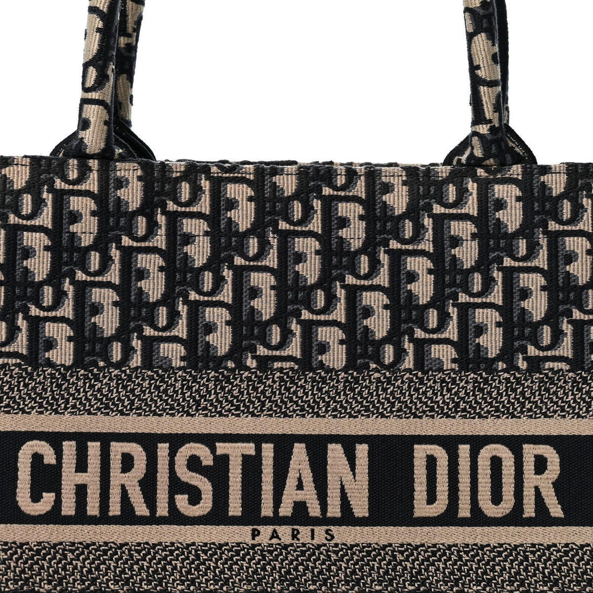 Dior Oblique Canvas Medium Book Tote Blue Multicolor