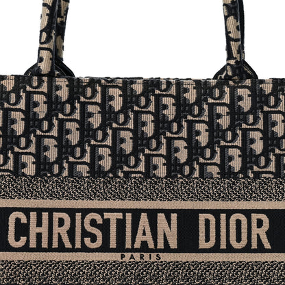 Dior Oblique Canvas Medium Book Tote Blue Multicolor
