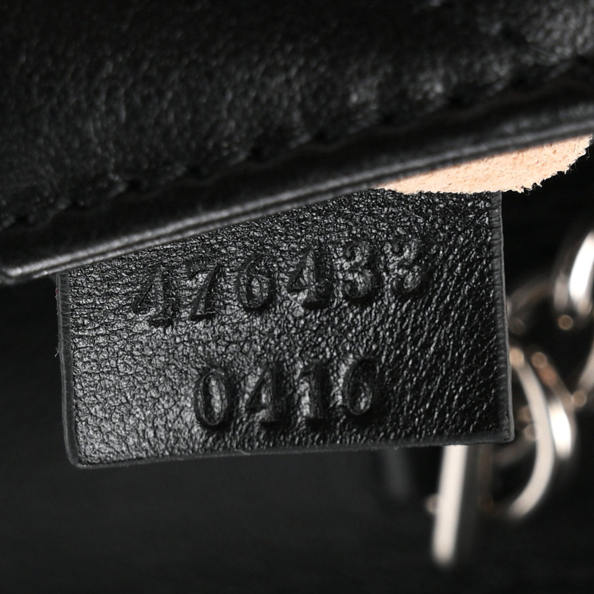 Gucci Calfskin Matelasse Studded Super Mini GG Marmont Shoulder Bag Black