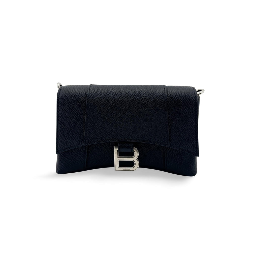 Hourglass Top Handle Bag Leather Small