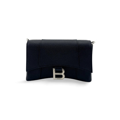 Hourglass Top Handle Bag Leather Small