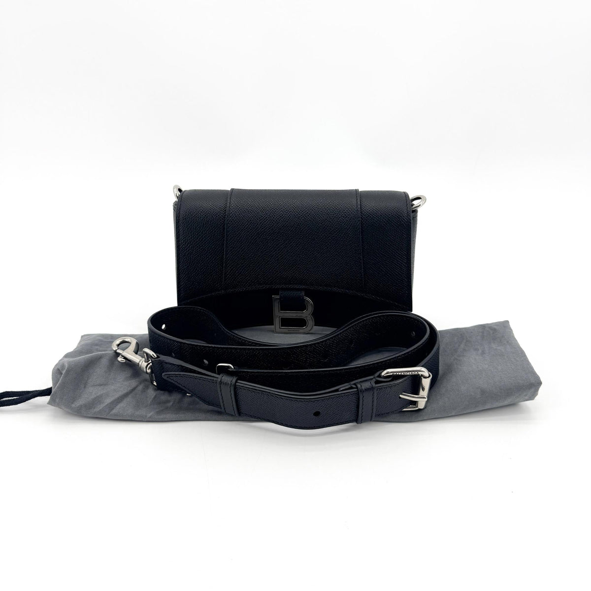Hourglass Top Handle Bag Leather Small