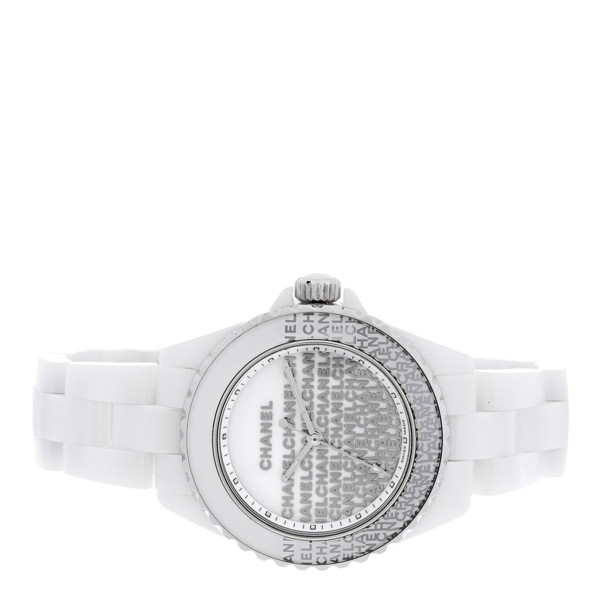 Chanel Stainless Steel Ceramic 33mm J12 Wanted de Chanel Watch White