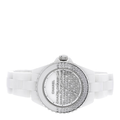 Chanel Stainless Steel Ceramic 33mm J12 Wanted de Chanel Watch White