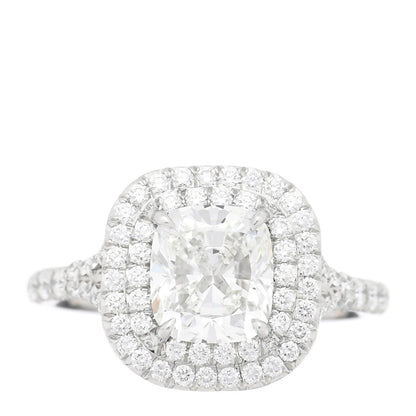 Tiffany Platinum Diamond 1.54ct Soleste Engagement Ring 43 2.5